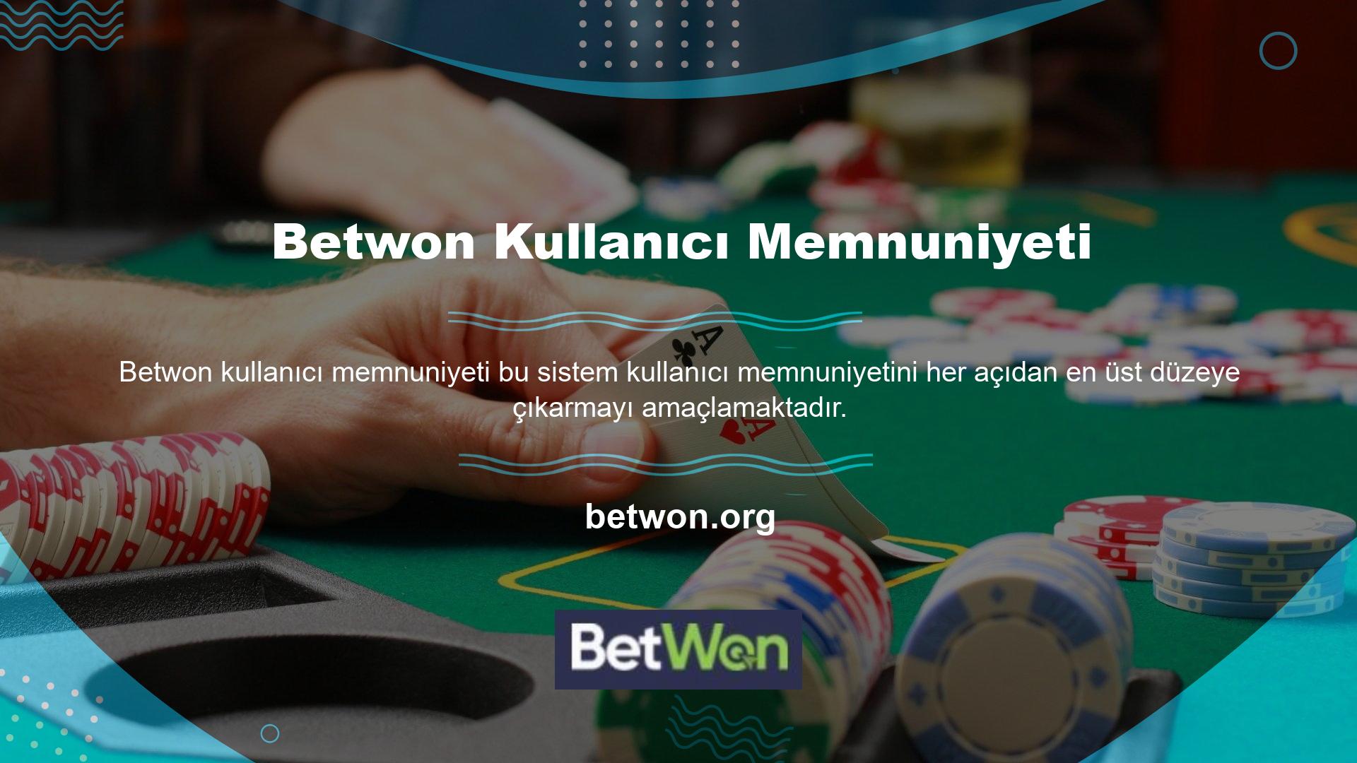 Betwon oyun platformu kullanıcıları için en temel kriterlerden biri özellikle casino faaliyetlerinde büyük ödüller kazanmaktır ve bonuslar istenildiği zaman çekilebilmektedir