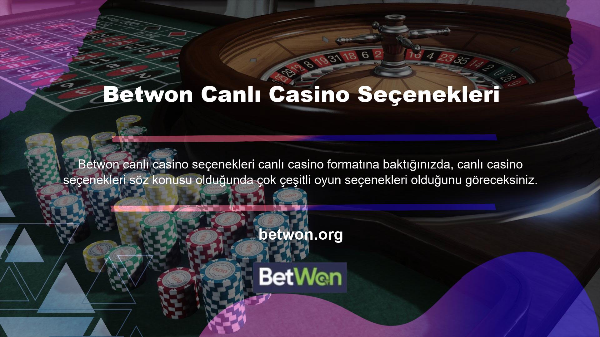 Casino kısmı genel olarak slot makinelerini ve slot oyunlarını ifade eder